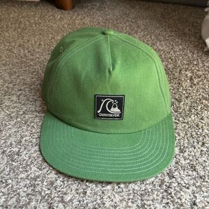 NWOT Quicksilver Adjustable Green Hat